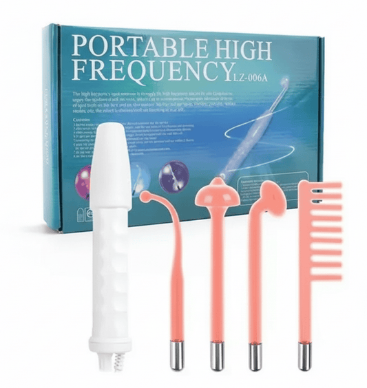 Lumaluxe™ 4-in-1 High Frequency Facial Therapy Wand – Acne Treatment & Skin Renewal Device