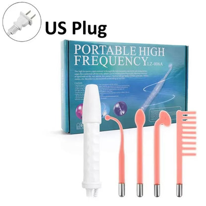Lumaluxe™ 4-in-1 High Frequency Facial Therapy Wand – Acne Treatment & Skin Renewal Device