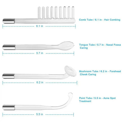Lumaluxe™ 4-in-1 High Frequency Facial Therapy Wand – Acne Treatment & Skin Renewal Device