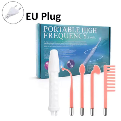 Lumaluxe™ 4-in-1 High Frequency Facial Therapy Wand – Acne Treatment & Skin Renewal Device